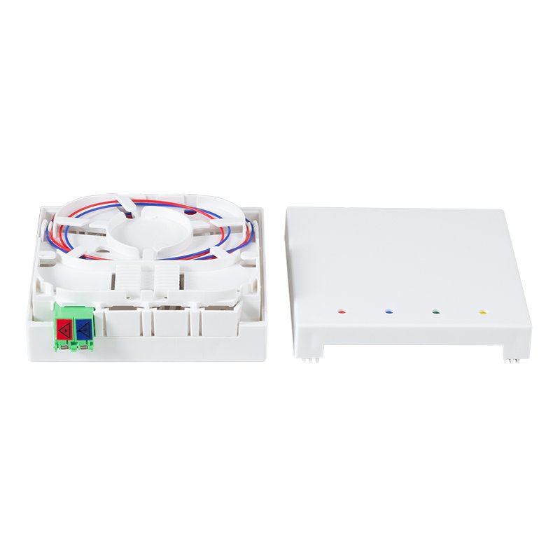 LogiLink Boîtier de distribution fibre optique professionnelle LC/APC, blanc, câble 20 m