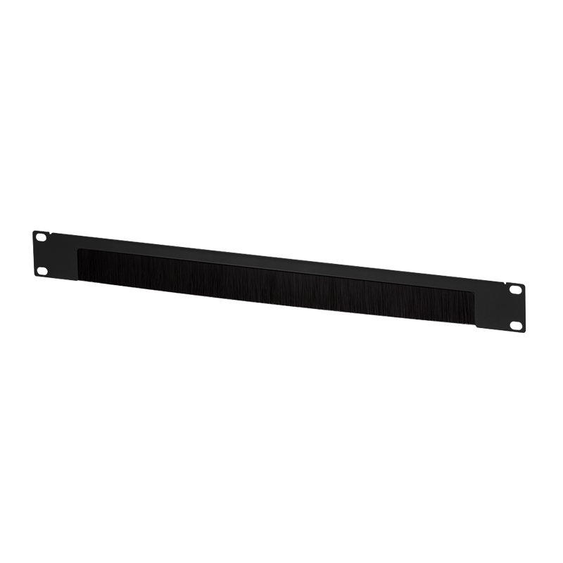 LogiLink Professional brush panel, 19 inch, black, 1U