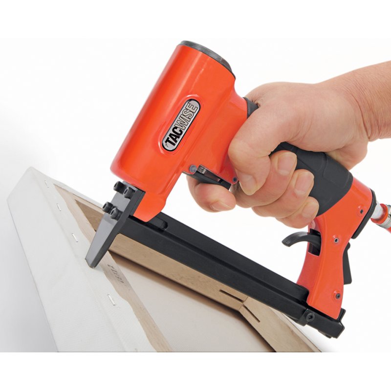 TACWISE cloueur pneumatique pour tapisserie, orange, avec mallette de transport