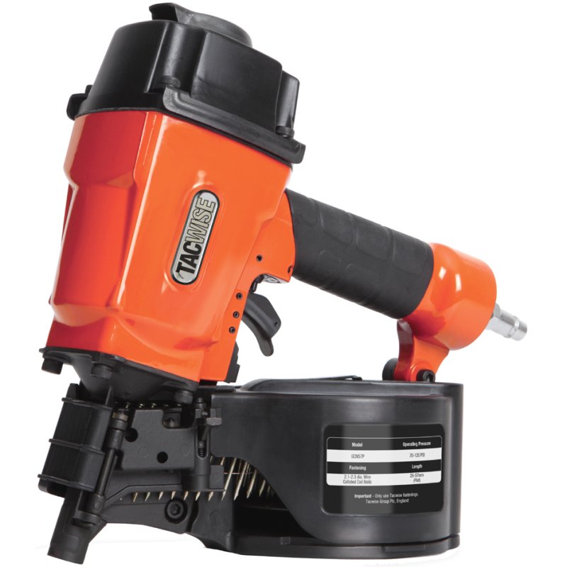 TACWISE Cloueur pneumatique par clous GCN57P, orange, magasin de 400 clous