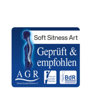 Topstar bureaustoel Soft Sitness Art, zwart, netrug, in hoogte verstelbaar