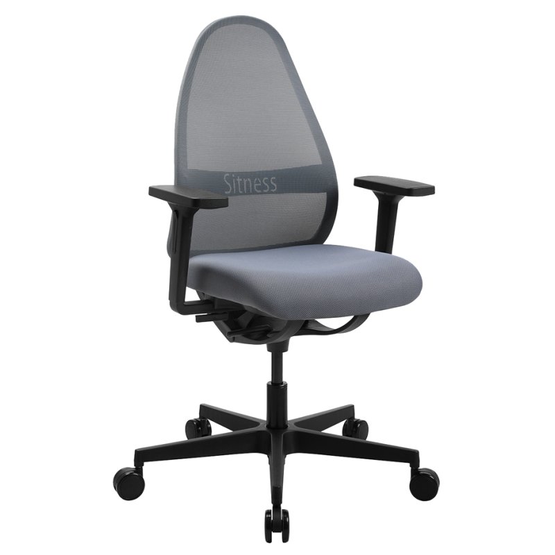 Topstar bureaustoel Soft Sitness Art, zwart, netrug, in hoogte verstelbaar