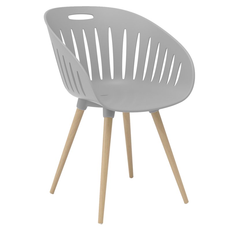Topstar buitenstoel T2023, antraciet, set van 2 stuks