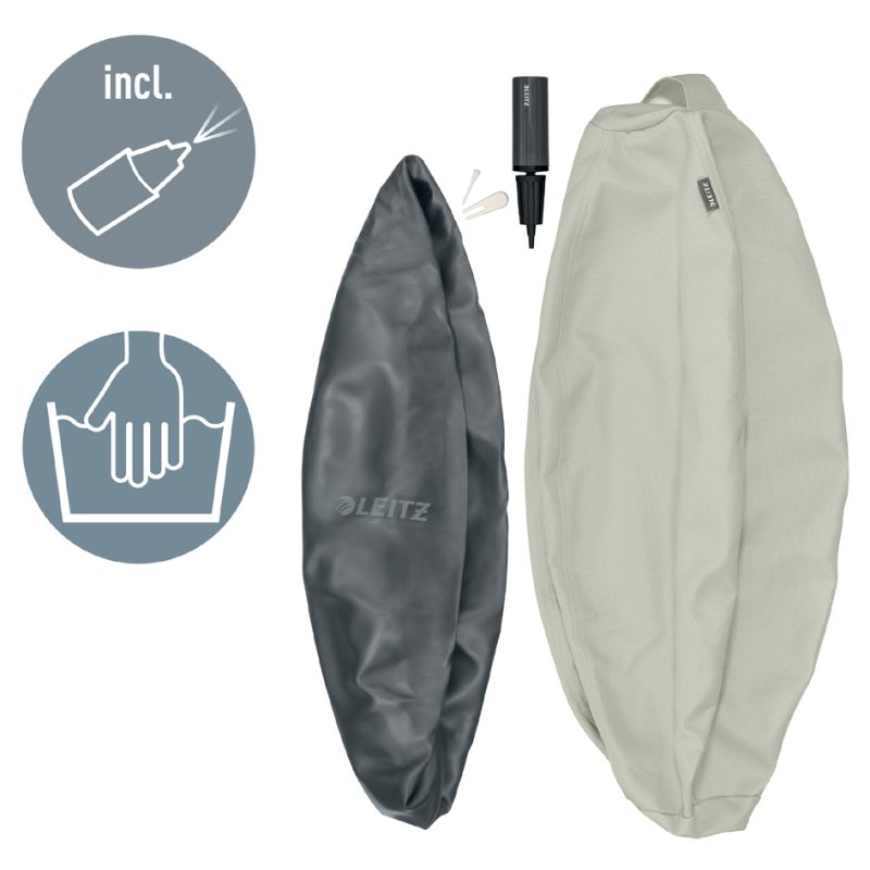 LEITZ ballon de siège Ergo Active, diamètre 750 mm, gris velours