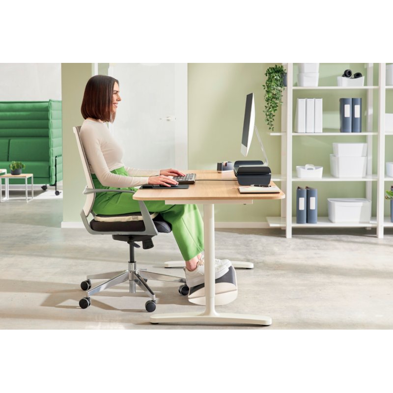 LEITZ repose-pieds Ergo, plastique, gris clair