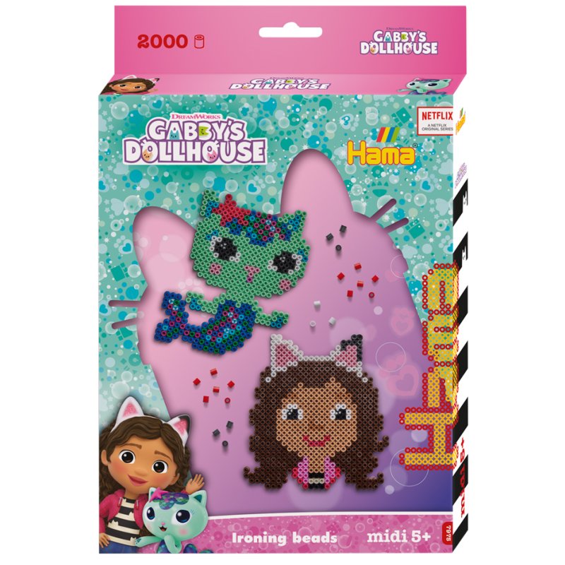 Hama iron-on beads midi 5.0 mm, 2000 beads, starter set
