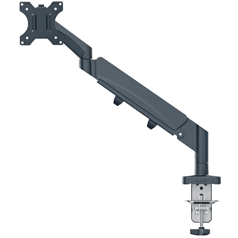 LEITZ monitor arm Ergo, metal, light grey, 17–32 inch