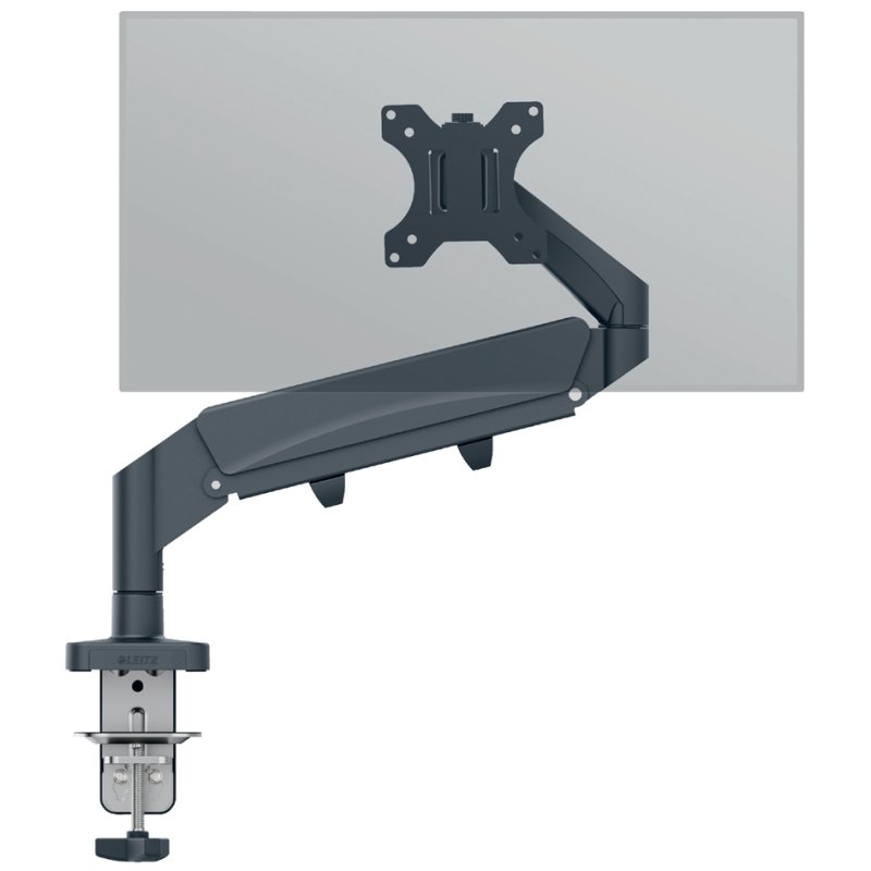 LEITZ monitor arm Ergo, metal, light grey, 17–32 inch