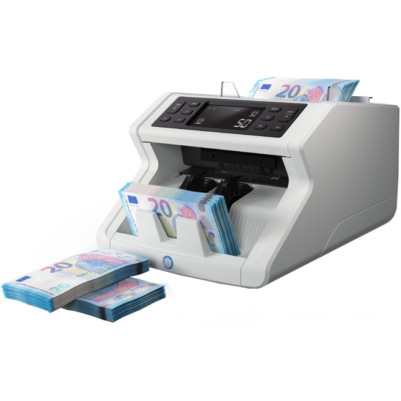 Safescan 2250 G2 bankbiljetteller, grijs, alle valuta, valsgelddetectie