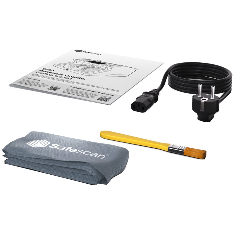 Safescan 2250 G2 bankbiljetteller, grijs, alle valuta, valsgelddetectie