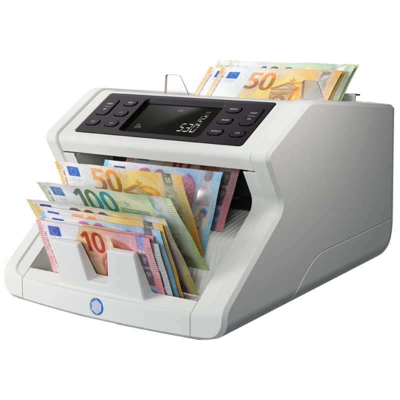 Safescan 2265 G2 bankbiljettenteller, grijs, 5-voudige valsgelddetectie