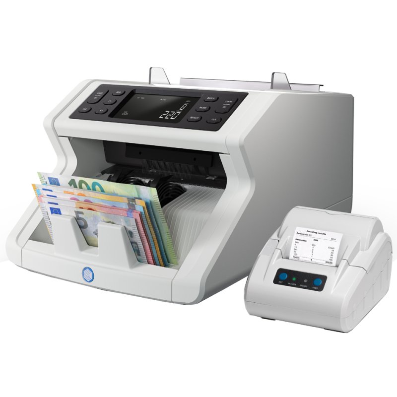 Safescan 2265 G2 bankbiljettenteller, grijs, 5-voudige valsgelddetectie