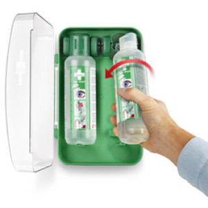 CEDERROTH oogspoel wandstation, gevuld, 2 x 500 ml