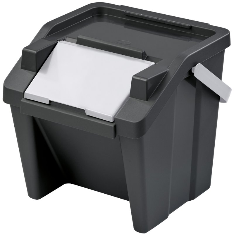 CEP afvalscheidingssysteem Tower, 30 liter, stapelbaar, 3-delige set