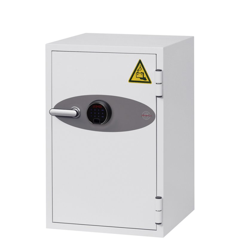 phoenix coffre-fort batterie BATTERY FIGHTER BS0441F, serrure biométrique, 63 litres, blanc