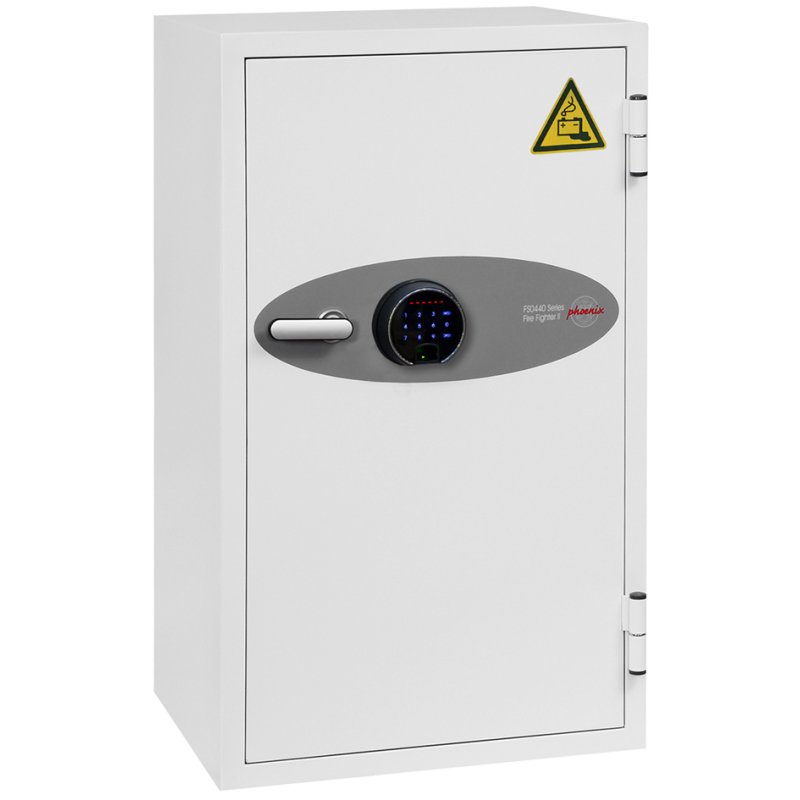 phoenix coffre-fort batterie BATTERY FIGHTER BS0441F, serrure biométrique, 63 litres, blanc