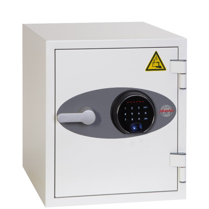 Phoenix coffre-fort pour batteries BATTERY TITAN BS1282F, serrure biométrique, 25 litres, blanc