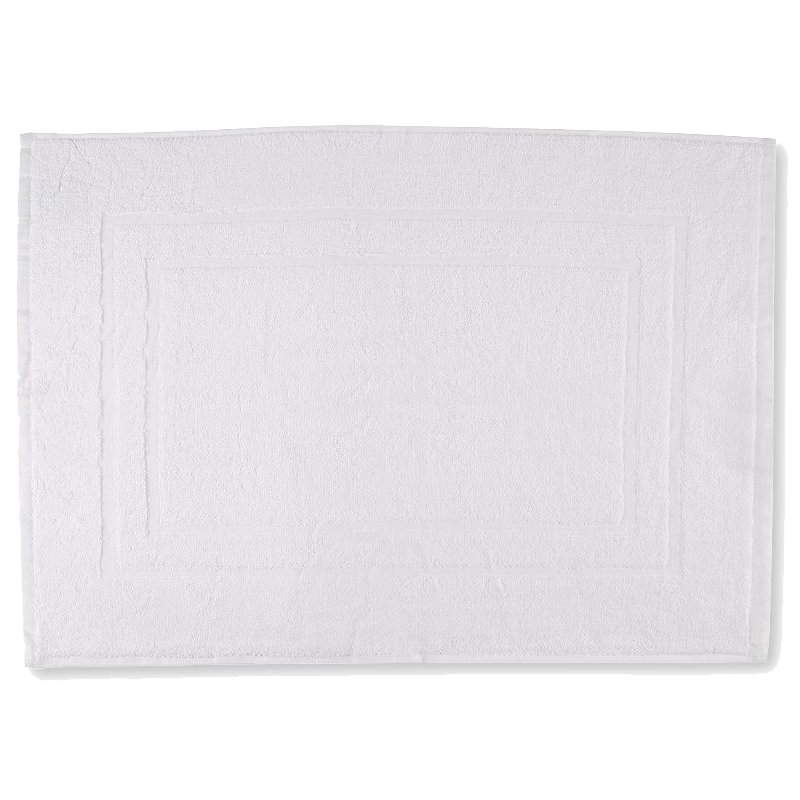 HYGOSTAR tapis de bain, 500 × 700 mm, coton, blanc
