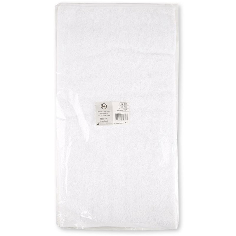 HYGOSTAR serviette Eco, coton, blanc, 700×1400 mm