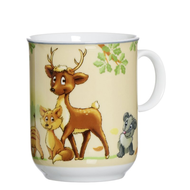 Ritzenhoff & Breker bol petit-déjeuner Waldtiere, porcelaine, 17 cm, 6 pièces