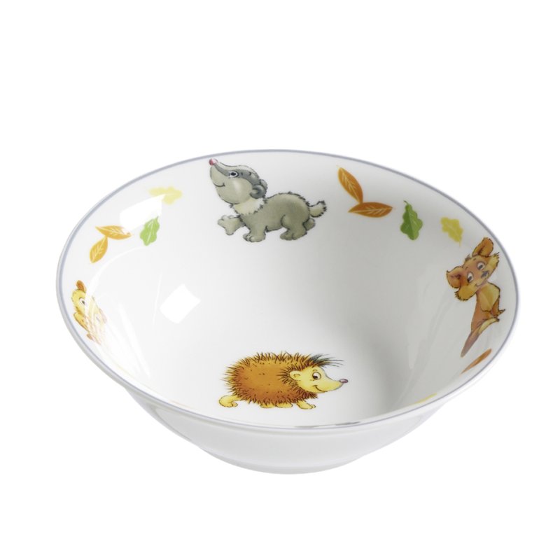 Ritzenhoff & Breker bol petit-déjeuner Waldtiere, porcelaine, 17 cm, 6 pièces