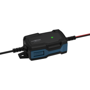 ANSMANN acculader auto 6-12V/1A, zwart/blauw, 5-stufen