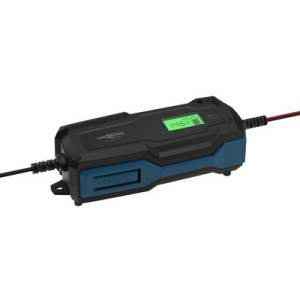 ANSMANN acculader auto BC, 6-12V/6A, zwart/blauw