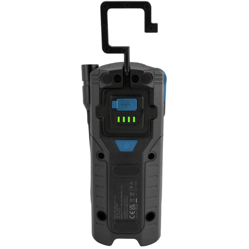 ANSMANN Lampe de travail LED WL1500R, rechargeable, bras flexible 300 mm, 1600 lumens
