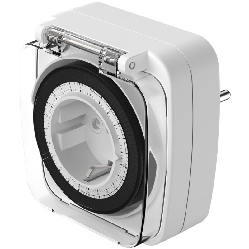 ANSMANN mechanische tijdschakelaar Outdoor AES7, wit, IP44