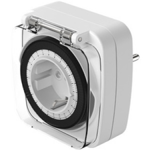 ANSMANN mechanische tijdschakelaar Outdoor AES7, wit, IP44