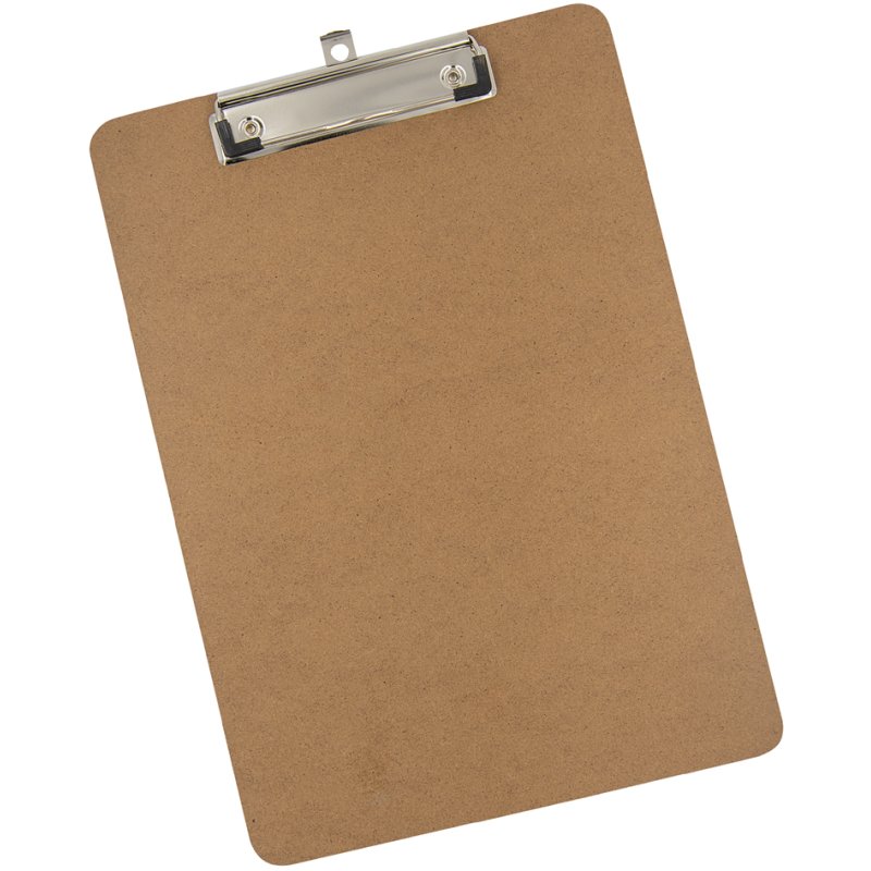 WEDO presse-papiers MDF A4 vertical, pince métallique, fixation murale