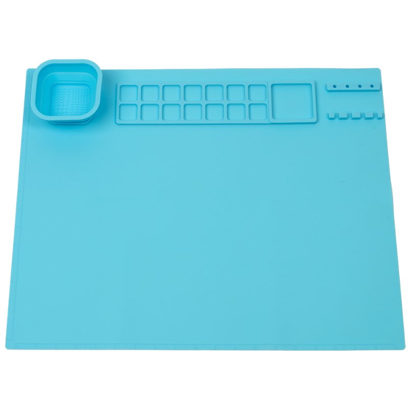 WEDO sous-main en silicone, 400 × 500 mm, rose