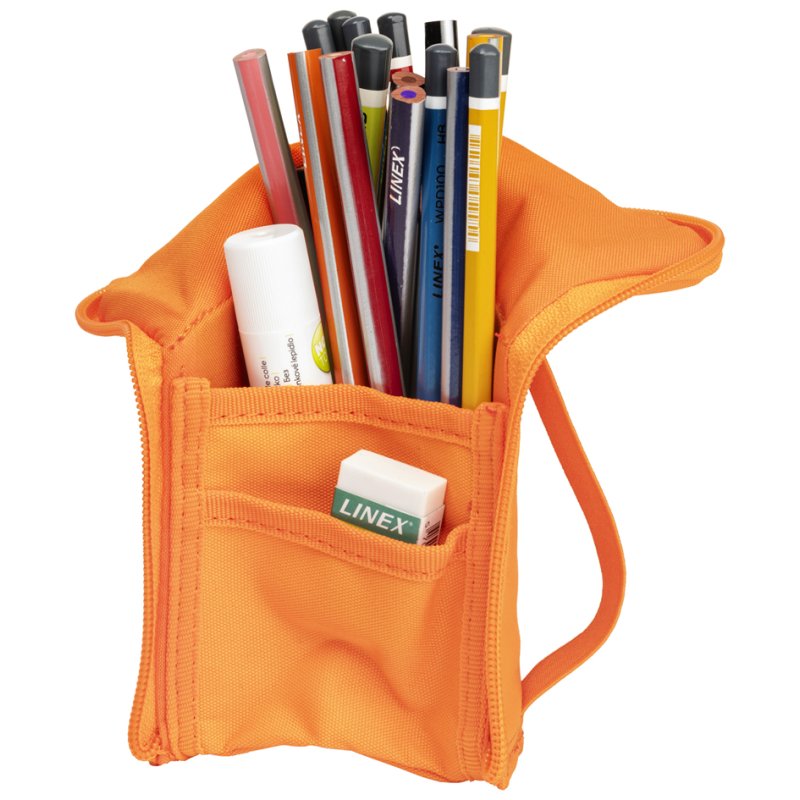 Oxford Trousse à soufflet Stand-Up, polyester, vert clair, 200×100×40 mm