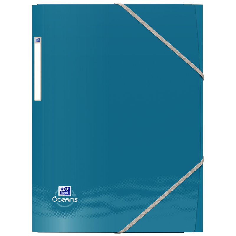 Oxford Oceanis chemise à élastique A4, PP recyclé, 150 feuilles, 500 microns