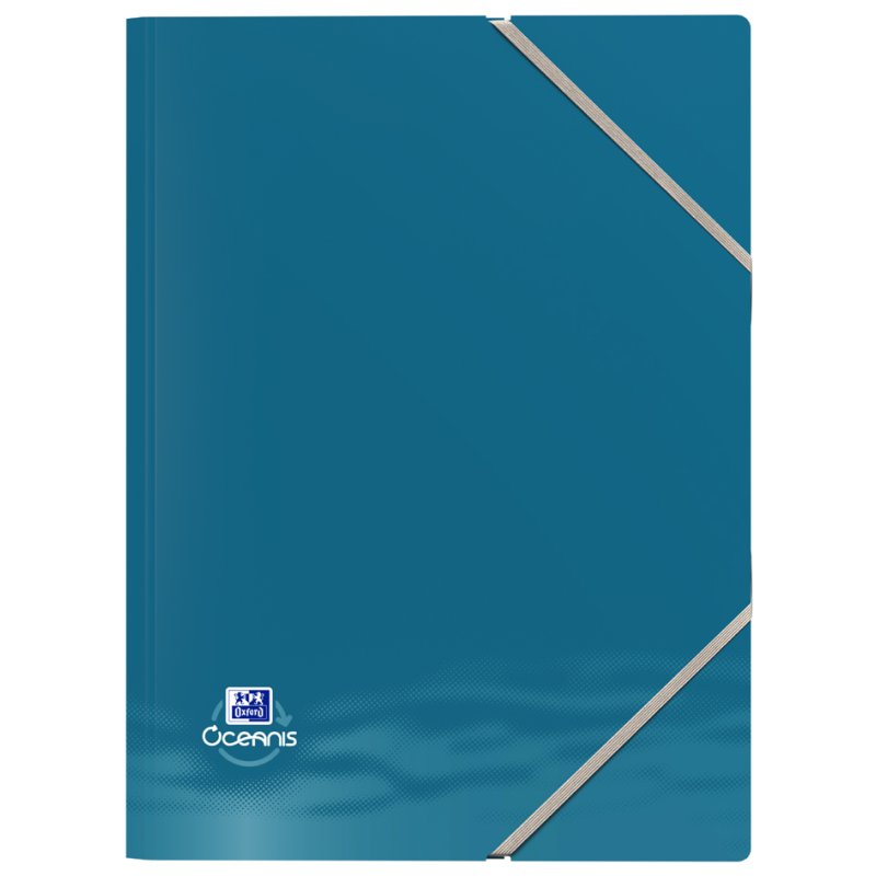 Oxford Oceanis display folder A4, 40 pockets, recycled PP, elastic closure