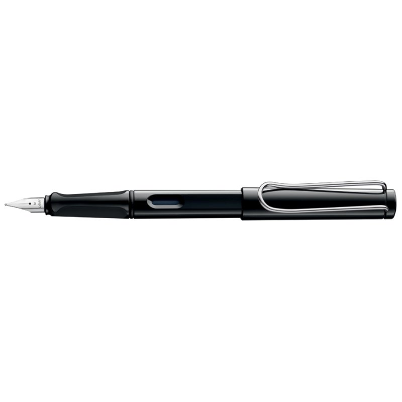 LAMY Safari stylo plume, noir, pointe moyenne