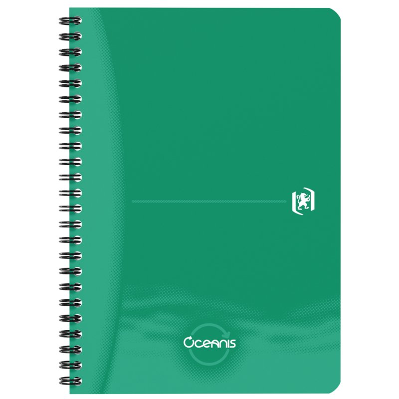 Oxford Bloc spiralé Oceanis A4, quadrillé, noir, 90 feuilles
