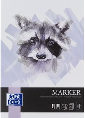 Oxford markerblok A4, gestructureerd kunstpapier, 15 vel, 180 g/m²