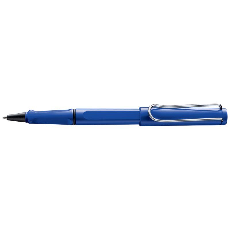 LAMY Safari stylo roller, bleu, recharge M63 incluse