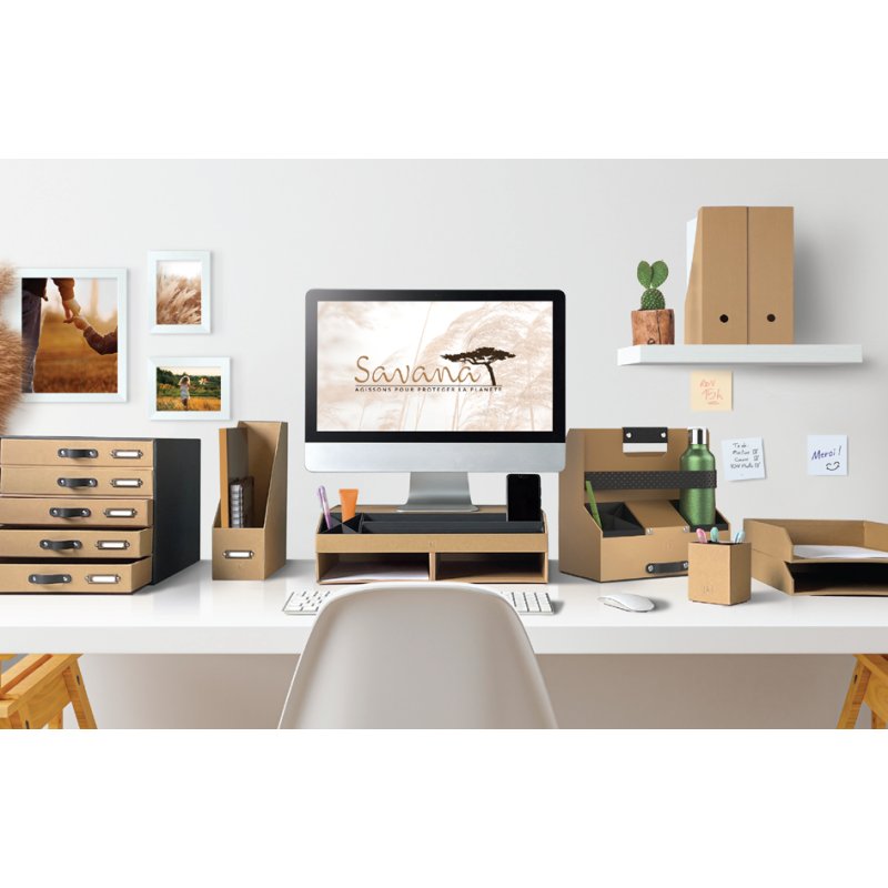 Oxford porte-revues Savana A4+, carton naturel, 800 feuilles