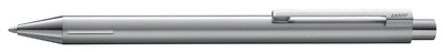 LAMY econ brushed drukbalpen, geborsteld edelstaal, zwarte vulling