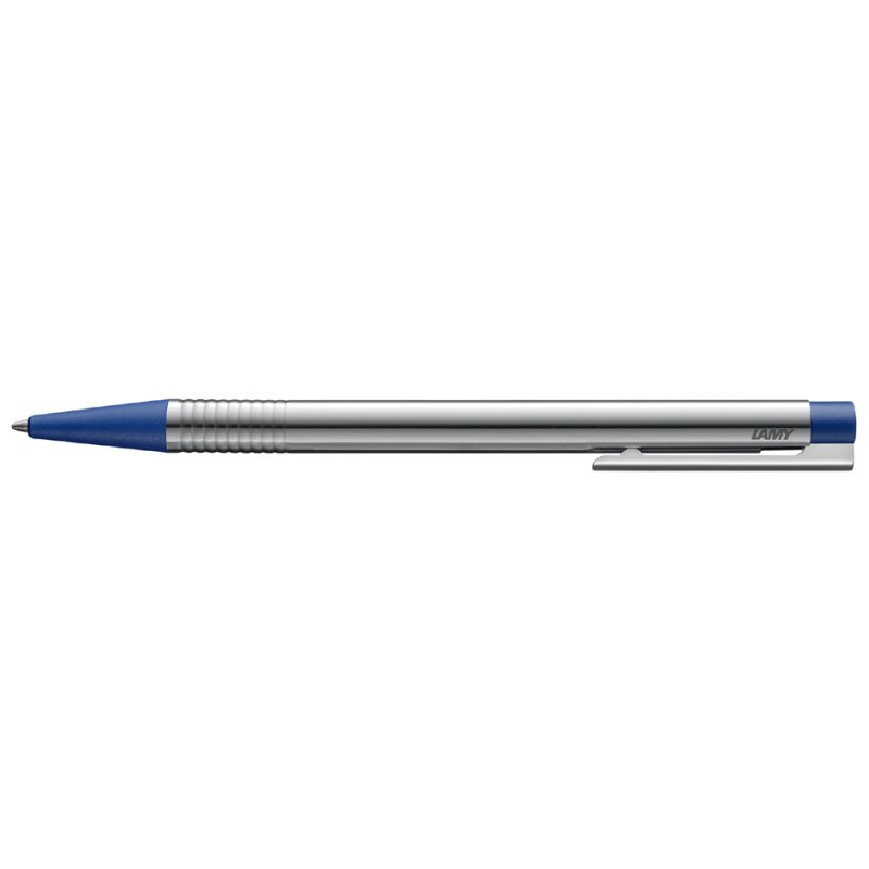 LAMY logo stylo à bille rétractable, noir mat, acier inoxydable