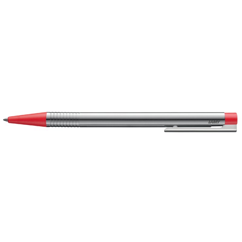 LAMY logo stylo à bille rétractable, noir mat, acier inoxydable