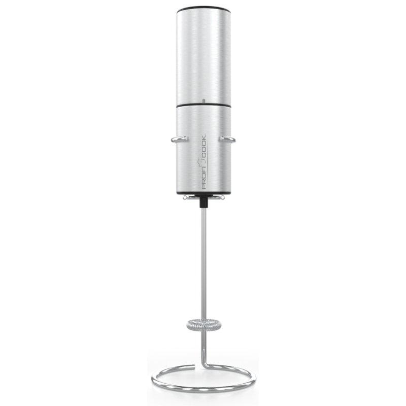 PROFI COOK melkopschuimer PC-MS 1273, zilver, 13.000 tpm, roestvrijstaal