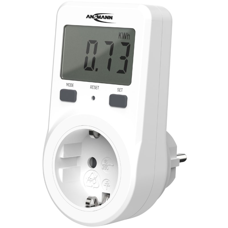 ANSMANN energiekostenmeter APM1, wit, AC 230-250 V