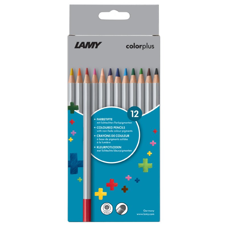 LAMY colouring pencils ColorPlus, triangular, 12 pieces