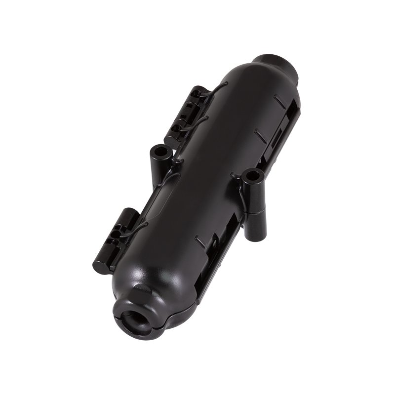 LogiLink Professional outdoor housing for network connections, black, IP54, glass-fibre reinforced