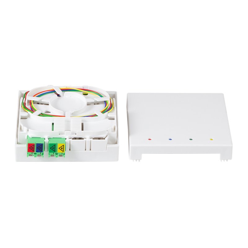LogiLink Professional FTTH boîtier de distribution, 2x LC/APC, câble 50 m, blanc