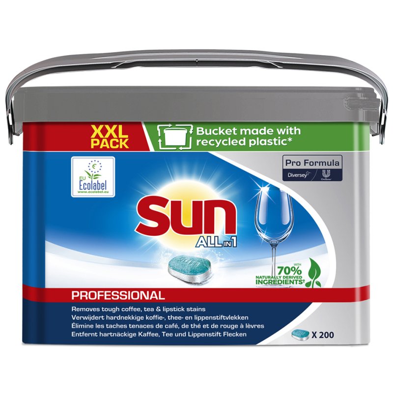Sun vaatwastabletten All-in-1, 200 stuks