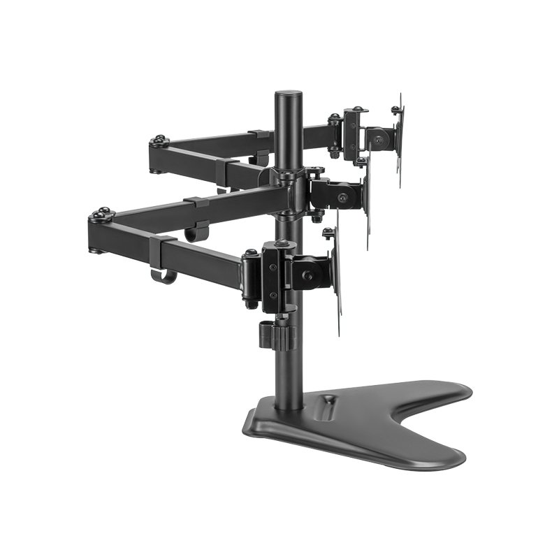 LogiLink bras de moniteur sur pied, noir, 658 mm, 17-27 pouces, capacité 7 kg